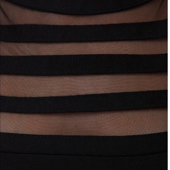 BB Dakota Sorina Mesh Cutout Mini Dress in Black, Small - Picture 7 of 12